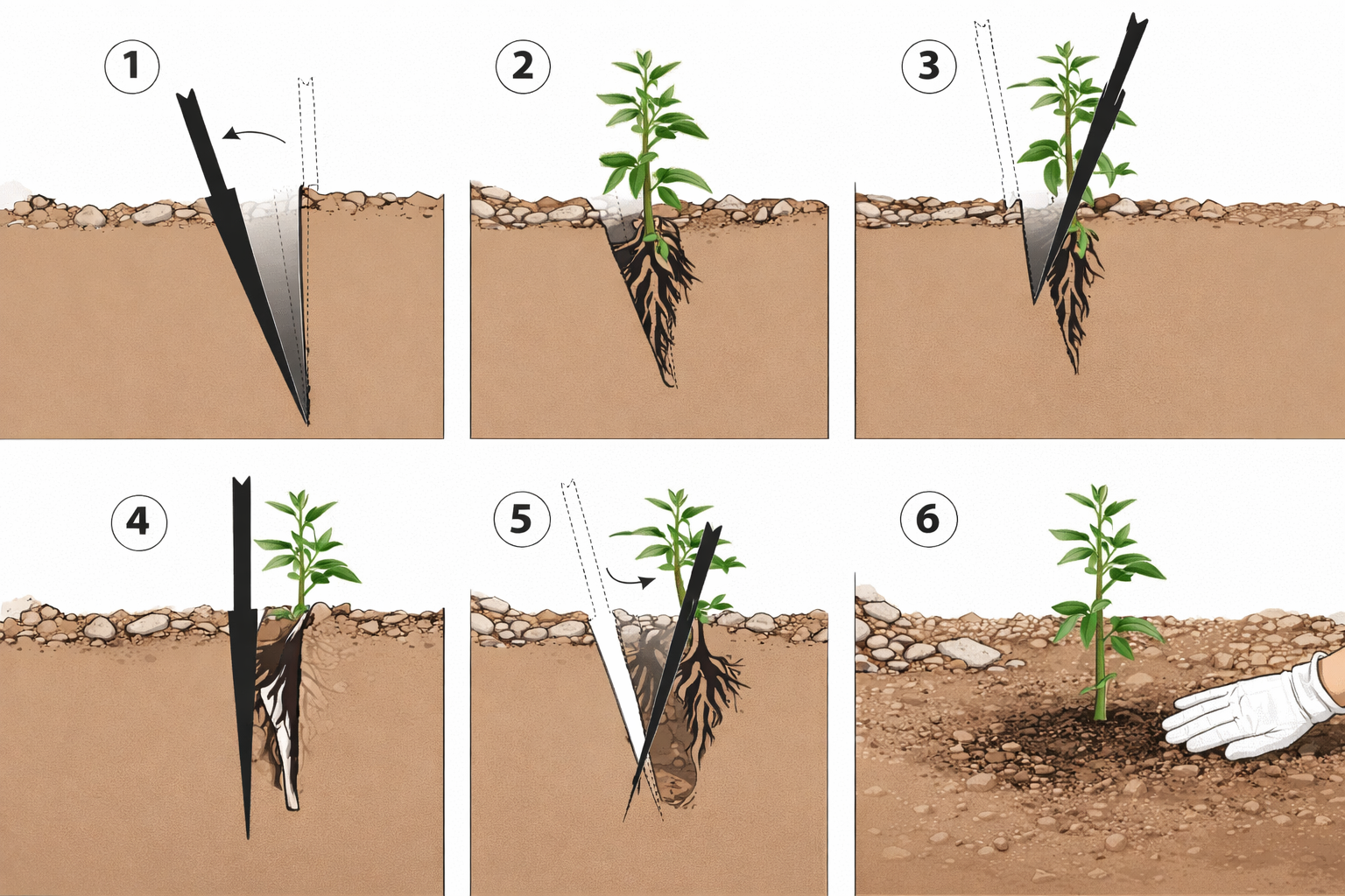 Badem Dikim Çukurlarının Hazırlanması