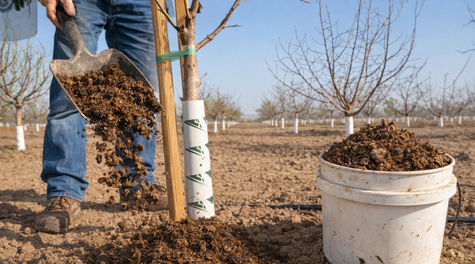 Badem Fidanı İlk Yıl Gübreleme Uygulamaları