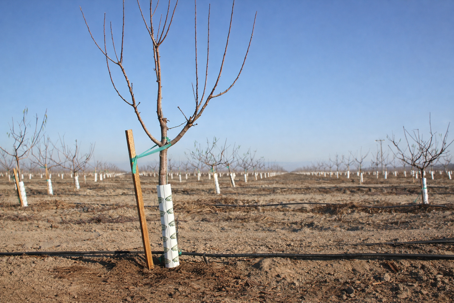 Badem Fidanı Dikim Sonrası İlk Bakım Süreci
